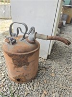 Vintage gas can as is
