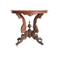 Victorian Rosewood Parlor Table