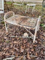 White Metal Small Table