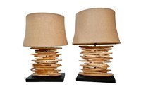 Restoration Hardware Rustic Table Lamps