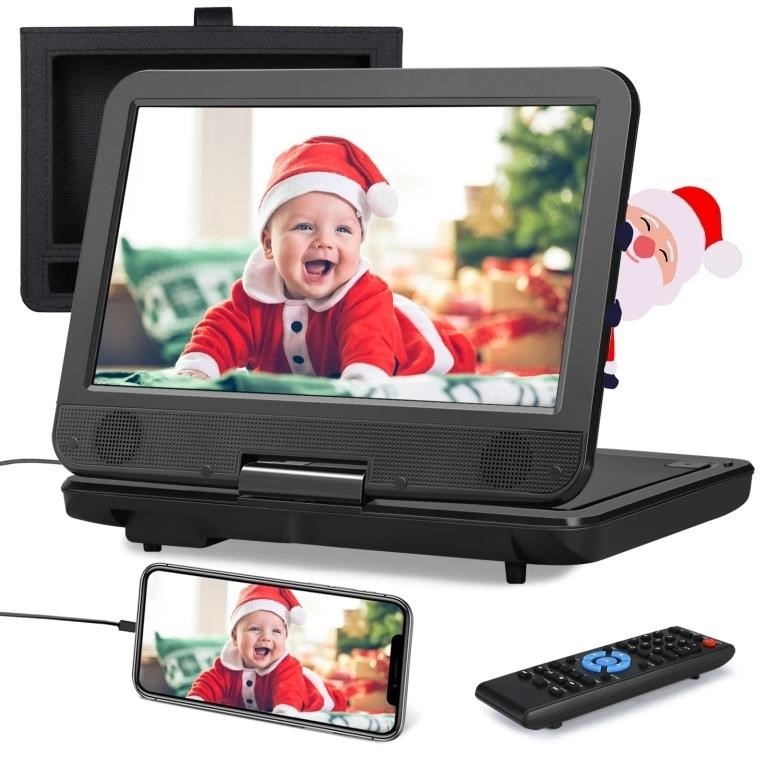 NAVISKAUTO 13" HD Portable DVD Player with HDMI