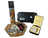 Cigar Lot, Lotus Lighter, Pocket Humidor, Cutter