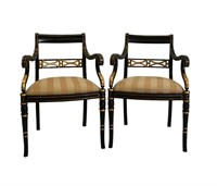 Baker Furniture Co (Attribution) Arm Chairs