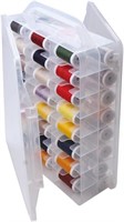 46 Grids Sewing Organizer  Thread Box (Clear)