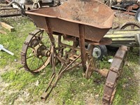 Antique Cast Metal Tractor Equipment ****