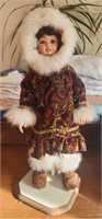 Alaska Native Porcelain Doll