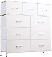 $86  WLIVE 9-Drawer Dresser  Storage Tower  White