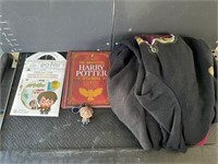 Harry Potter lot, Snuggie keychain stickers & book