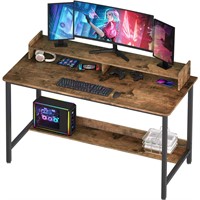 WOODYNLUX Computer Desk with Shelves, 43 Inch Gami