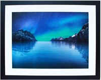 Black 22x28 Gallery Poster Frame with 18x24 Mat -