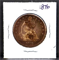 1876 seated liberty half dollar