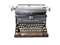 Antique Vintage Underwood Noiseless 6  Typewriter,