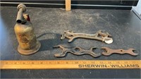 VINTAGE IH WRENCH, WRENCHES, LEMK GASOLINE TORCH