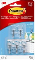 4 PCS - DAMAGE FREE 0.5 LB WALL HOOKS PACK OF 5