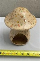 Vintage Mushroom Sponge Holder Toad Hut Ceramic