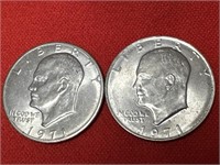 1971-D Ike Dollar Coins