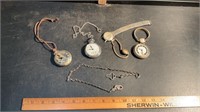 VINTAGE POCKET WATCHES AND WATCH FOBS