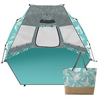 KawaGebo Kamp Pop Up Beach Tent Sun Shelter for 4-