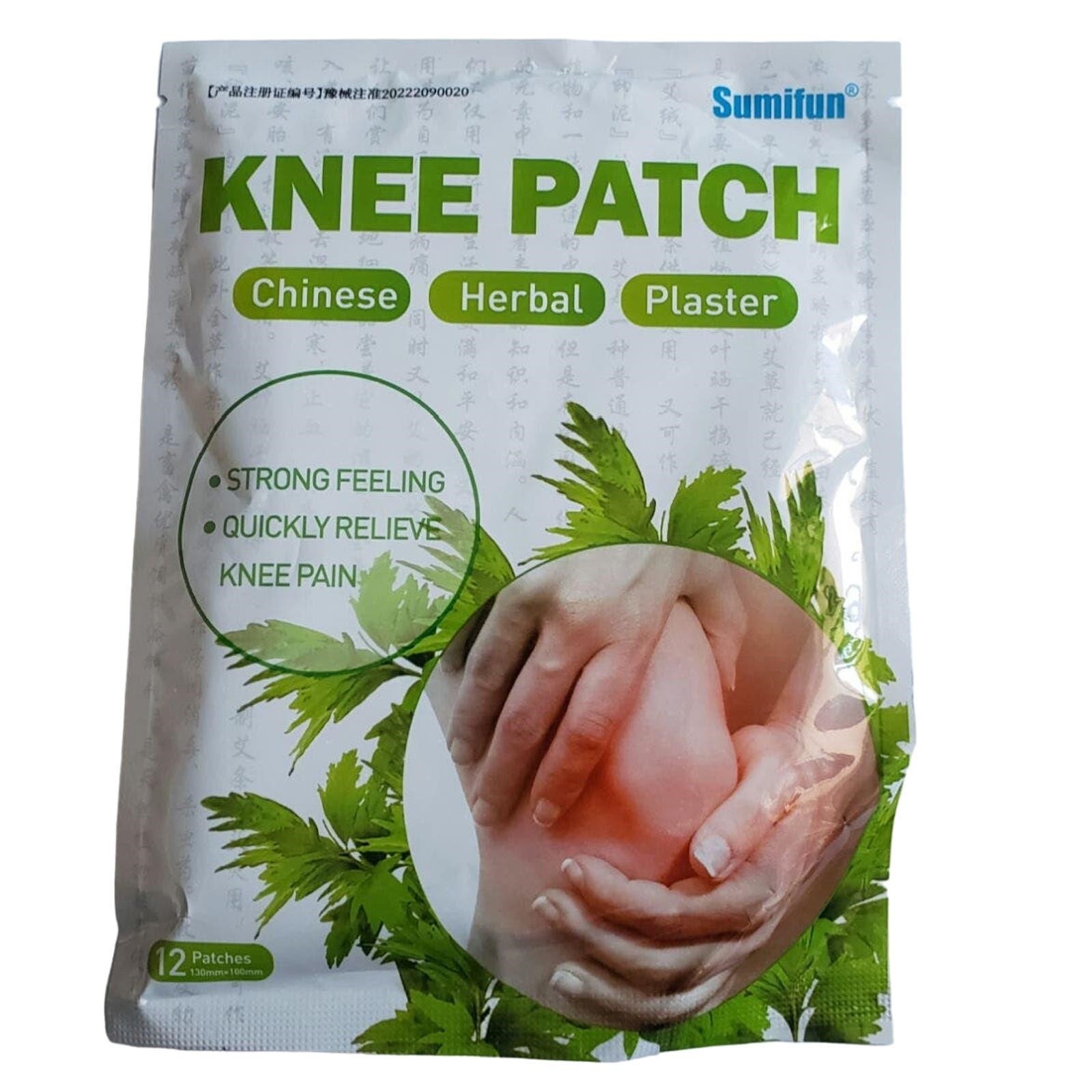 12 pk Knee Patch "Chinese Herbal Plaster"