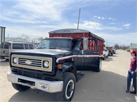 1977 Chevy C65 with 16’ bed and roll tarp