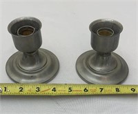 Pewter Candle Holders