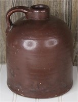 Small Brown Stoneware Jug