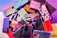 Large Mixed Lot of Cell Phone Cases, Watchbands,