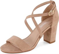$73 CUSHIONAIRE Women's Jules dress heel sandal