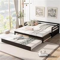 Favfurish Twin Upholstery Daybed with Storage Arm,