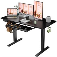 Sweetcrispy Standing Desk with Pull Out Keyboard T