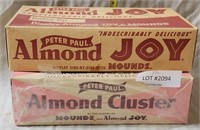 2  PC. PETER PAUL ALMOND CLUSTER/ALMOND JOY BOXES