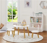 Spirich Bear Kids Table And Chairs Set White