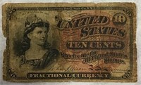 1853 Fractional currency