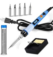 80W Portable Soldering Iron Kit

Upgraded LCD