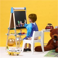 MEEDEN Wooden Art Easel Set for Kids Double-Side