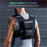 $100 ZELUS Adjustable Weighted Vest with Weights,