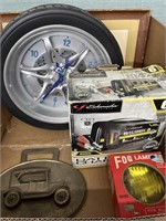 Fog Lamp , Battery Charger , Tire Wall Clock,