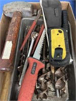 Assorted Tools, Drill Bits , Hammers