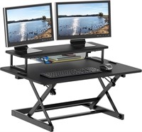 SEALED-SHW Standing Desk Converter with Monitor Ri