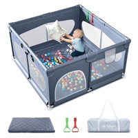 Large Baby Playpen with Mat