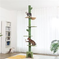 Meow Sir Cat Tree Floor to Ceiling Cat Tower