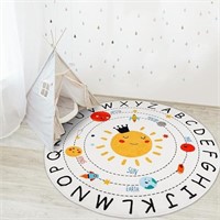 ABC Kids Washable Solar Rug