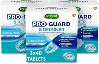 SEALED-Polident ProGuard Cleaner - 3 Pack