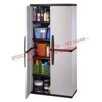 HDX Plastic Freestanding Garage Cabinet