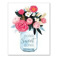 Home Sweet Home Canvas Print 16" x 12" *See