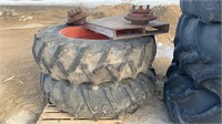 18.4-38 Tires on Case IH Tractor Duals