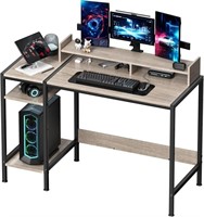 MINOSYS Gaming Computer Desk with Storage,Monitor
