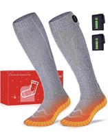 Medium grey Heated Socks with rechargeable