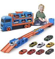 Big Hauler Transporter Truck Toy Set with 2