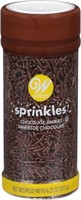 SEALED-Jimmies Sprinkles 6.25oz-Chocolate